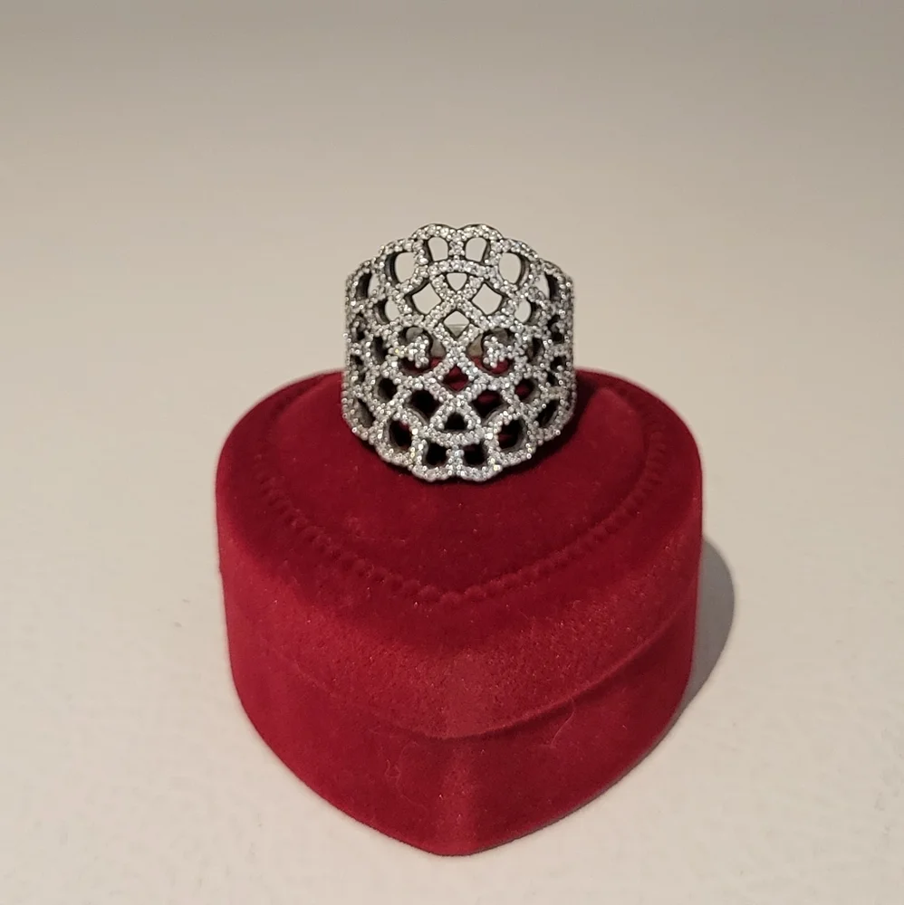 PANDORA AUTHENTIC SILVER RING - Picture 3 of 10